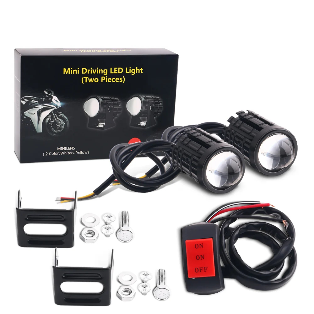 Universal Motorcycle Led Headlight Projector - Uniwersalny motocykl LED reflektor Mini światło