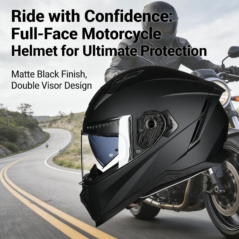 Full Face Motorcycle Helmet With Bluetooth - Kask motocyklowy integralny GXT z certyfikatem