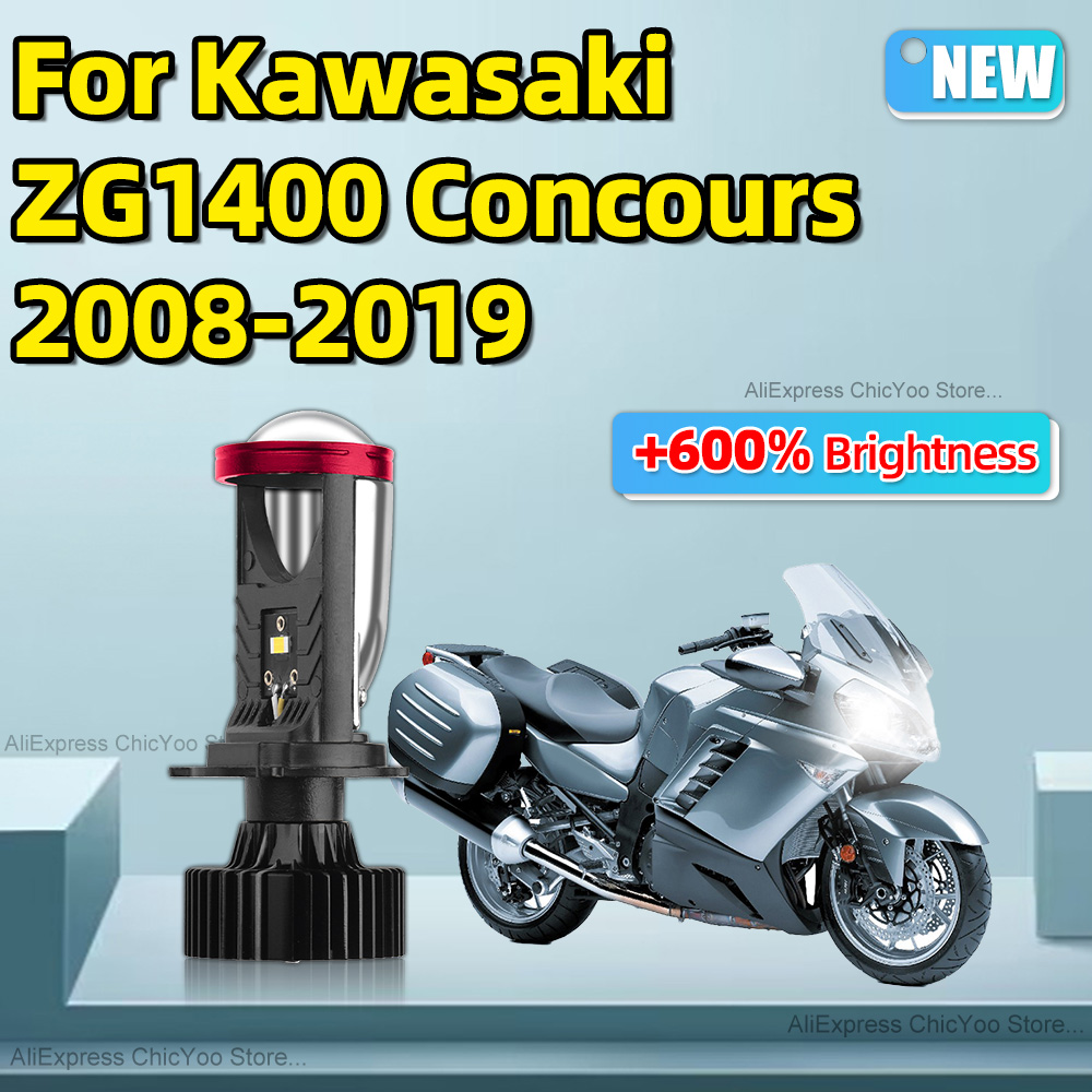 Universal Motorcycle Led Headlight Projector - Dla Kawasaki ZG1400 Concours 2008 2009-2019