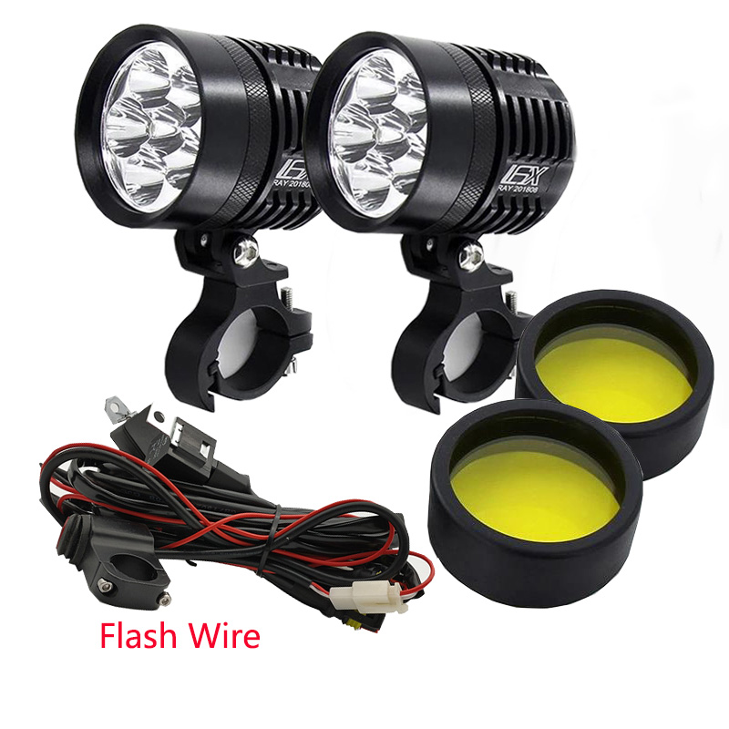 Universal Motorcycle Led Headlight Projector - 2 SZT. Uniwersalne reflektory LED L6X