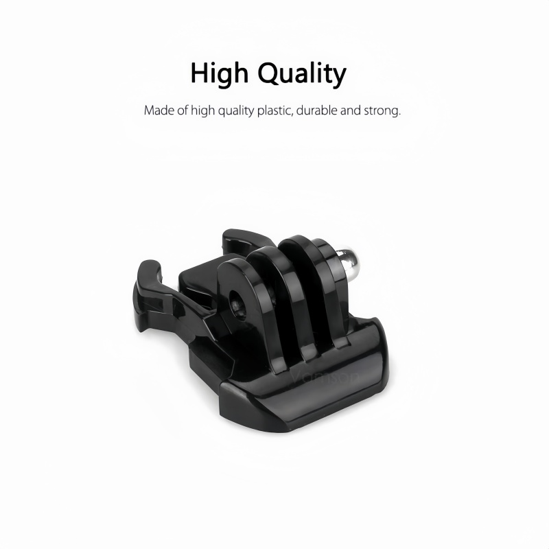 Quick Release Buckle Motorcycle Helmet - Uniwersalna szybkozłączka z klipsem, podstawowa baza