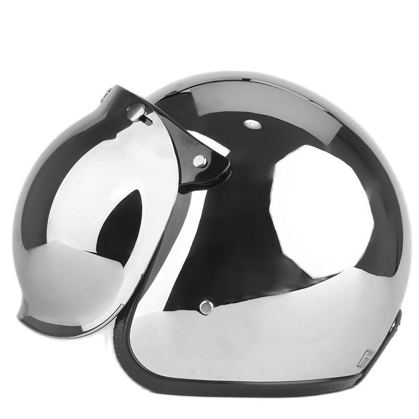 Vintage Open Face Retro Helmet - Otwarta twarz Kask motocyklowy Vintage Kask