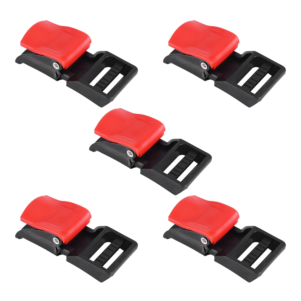 Quick Release Buckle Motorcycle Helmet - 5 szt. klipsów do kasku motocyklowego,