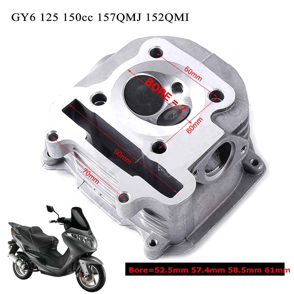 Scooter Parts - GY6 głowica cylindra części motocyklowe GY6