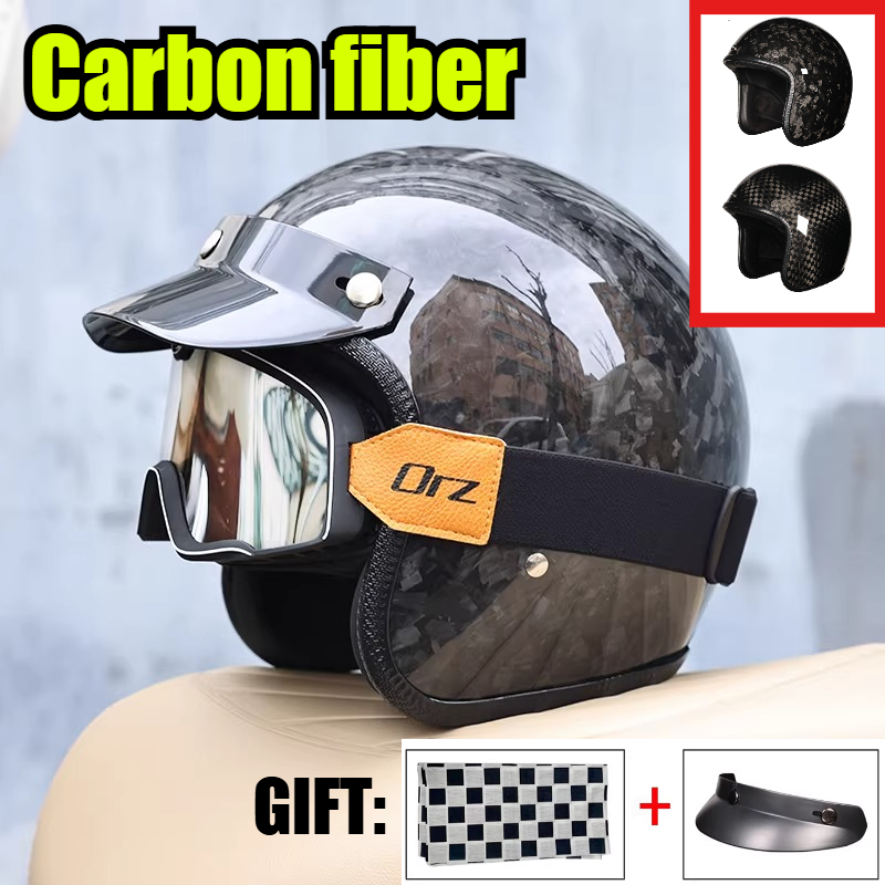 Carbon Fiber Lightweight Motorcycle Helmet - Kask motocyklowy z włókna węglowego w