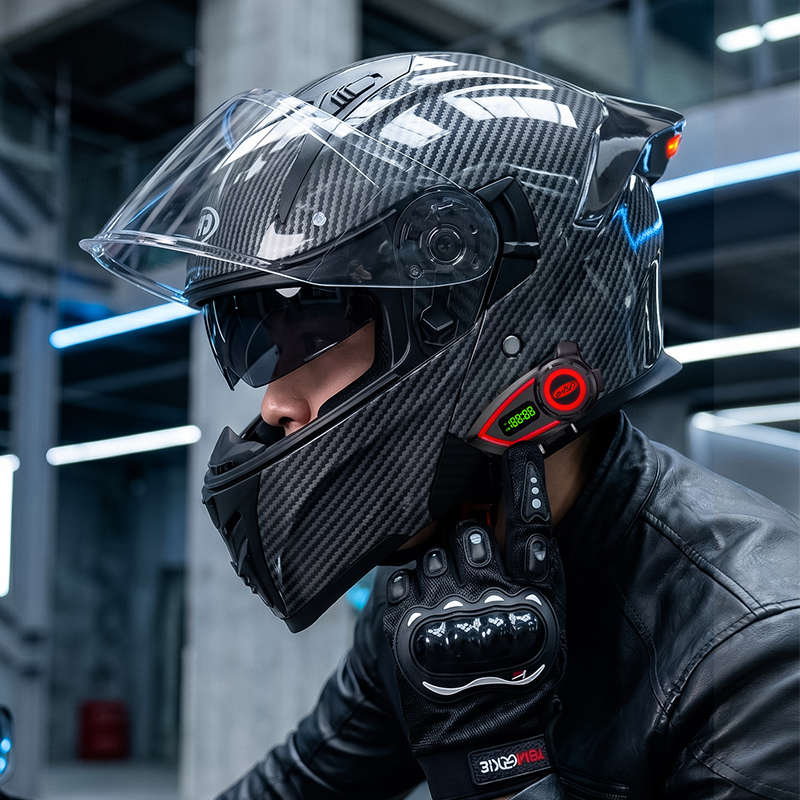 Modular Flip Up Motorcycle Helmet Dot Approved - Kaski motocyklowe z materiału ABS, kask
