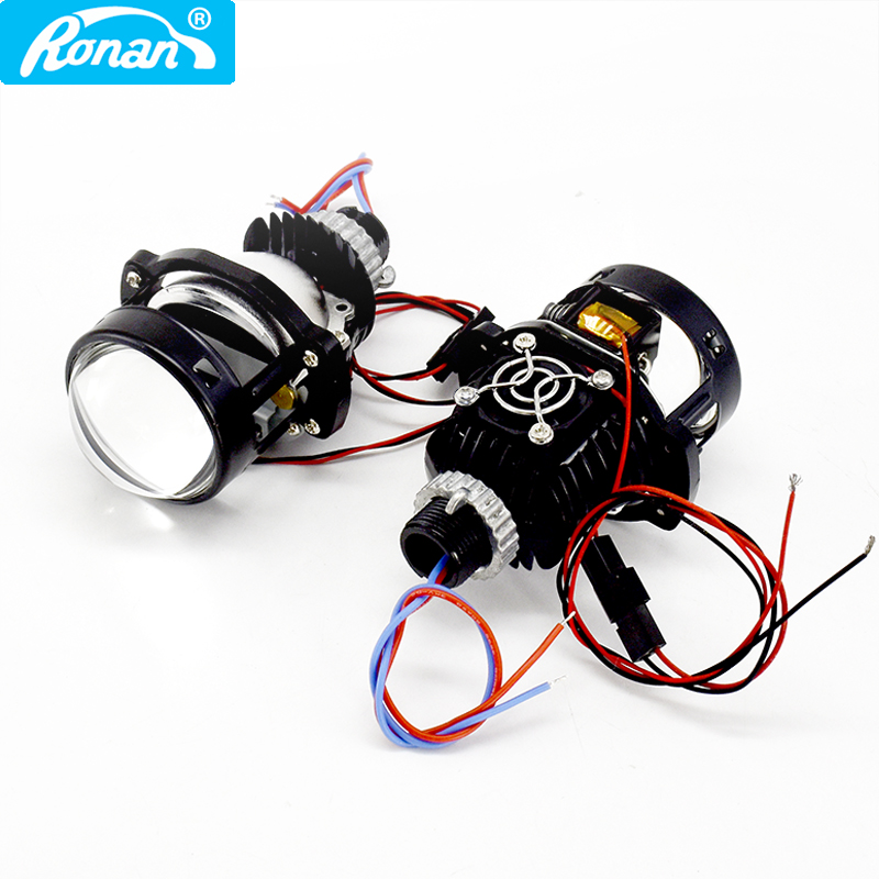 RONAN 2.0 cal Mini Bi-projekto – Universal Motorcycle Led Headlight Projector recenzja i cena