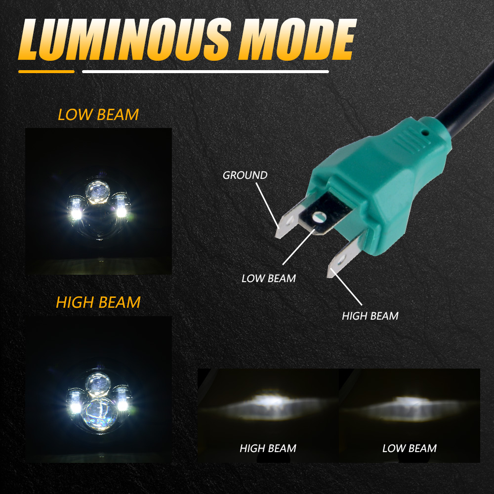 Uniwersalny reflektor LED 7 ca – Universal Motorcycle Led Headlight Projector recenzja i cena
