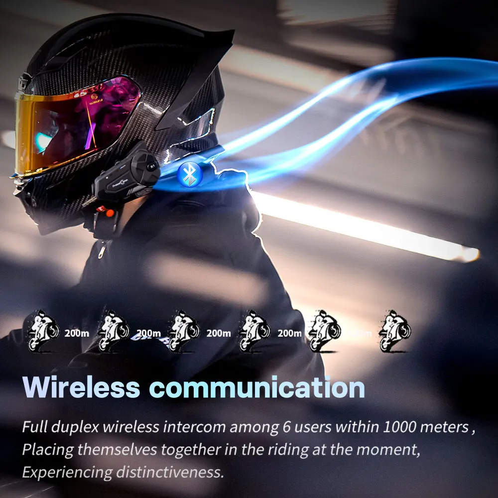 Interkom motocyklowy Freedconn – Universal Motorcycle Helmet Intercom Headset recenzja i cena