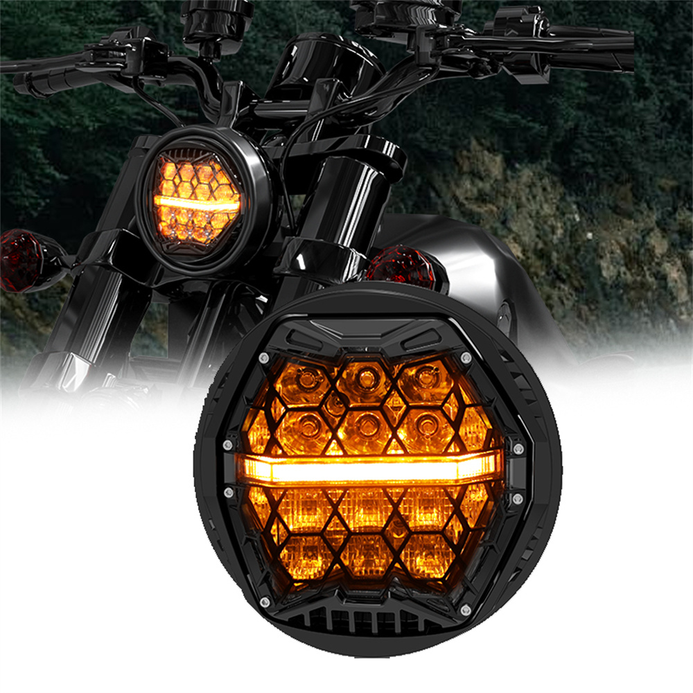 Reflektor LED okrągły 5,75 cal – Universal Motorcycle Led Headlight Projector recenzja i cena