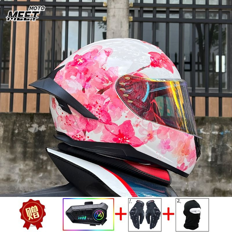 Kask motocyklowy ORZ Bluetooth – Full Face Motorcycle Helmet With Bluetooth recenzja i cena