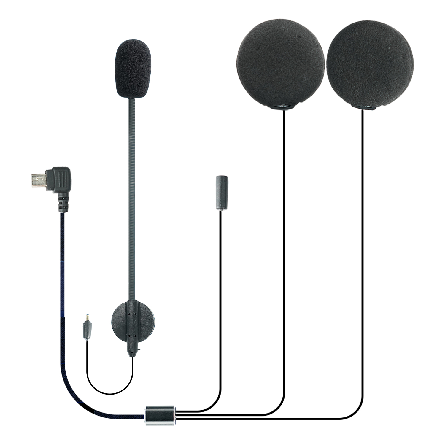 Mikrofon, głośnik i słuchawka  – Universal Motorcycle Helmet Intercom Headset recenzja i cena