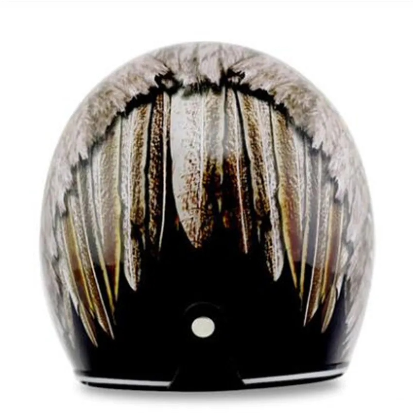 Czarny Vintage kask motocyklow – Vintage Open Face Retro Helmet recenzja i cena