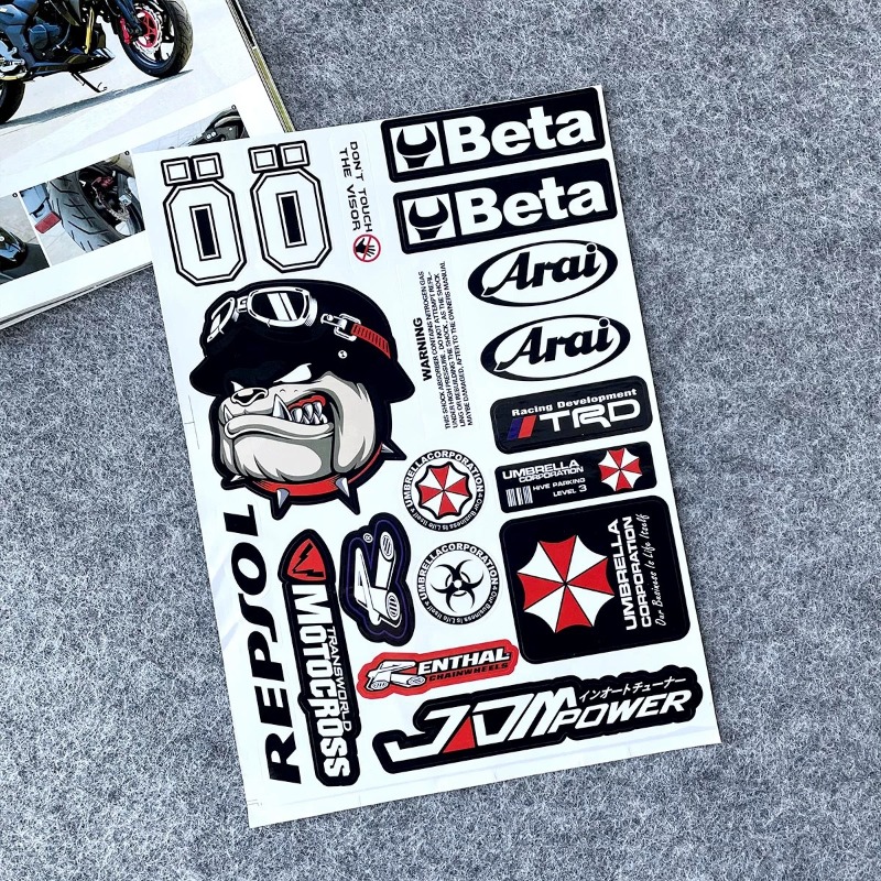 Naklejki ostrzegawcze Umbrella – Motorcycle Helmets recenzja i cena