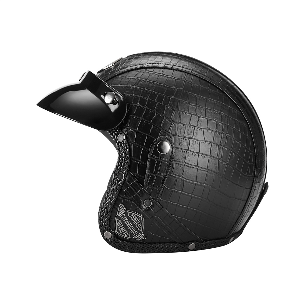 DOT 3/4 Open Face Motorcycle R – Vintage Open Face Retro Helmet recenzja i cena