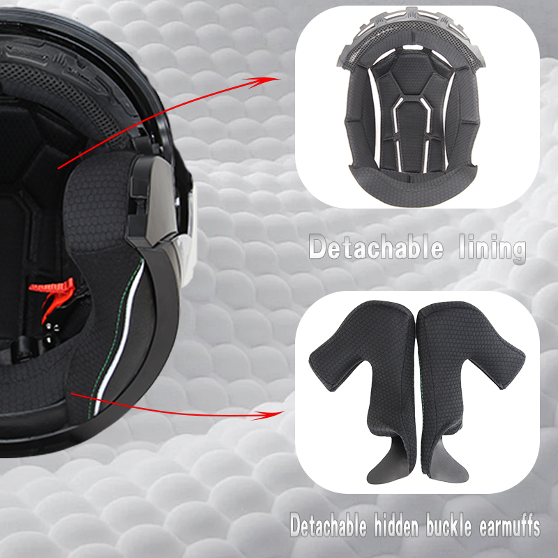 Kask motocyklowy 715 z podwójn – Dual Visor Motorcycle Racing Helmet recenzja i cena