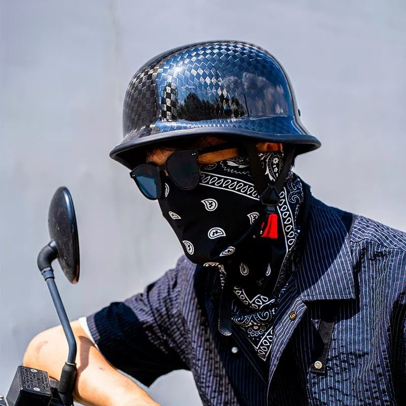 Kask Premium z kutego włókna w – Carbon Fiber Lightweight Motorcycle Helmet recenzja i cena