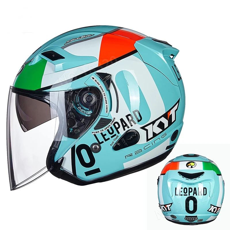 Kask motocyklowy KYT klasyczny – Vintage Open Face Retro Helmet recenzja i cena
