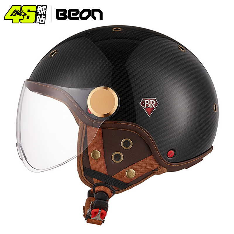 BEON Nowość BR13 Letnie Kaski  – Carbon Fiber Lightweight Motorcycle Helmet recenzja i cena