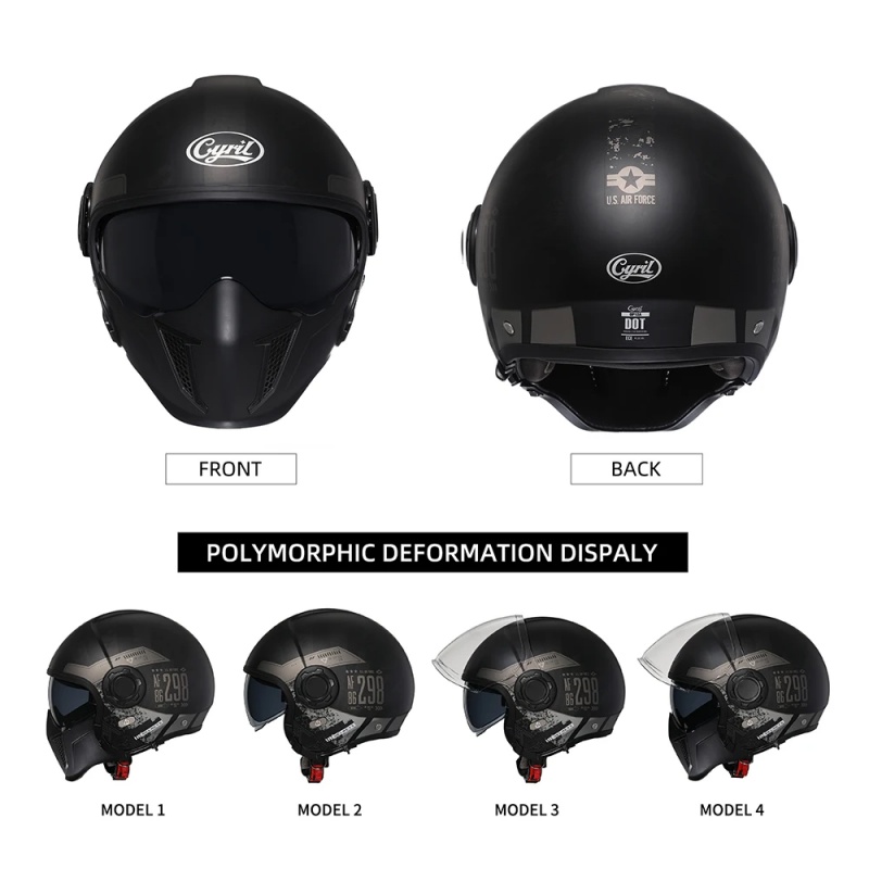 OP12A Modularny kask motocyklo – Quick Release Buckle Motorcycle Helmet recenzja i cena