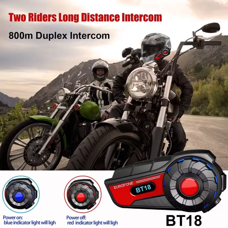 Interkom motocyklowy BT18, wod – Motorcycle Helmets recenzja i cena