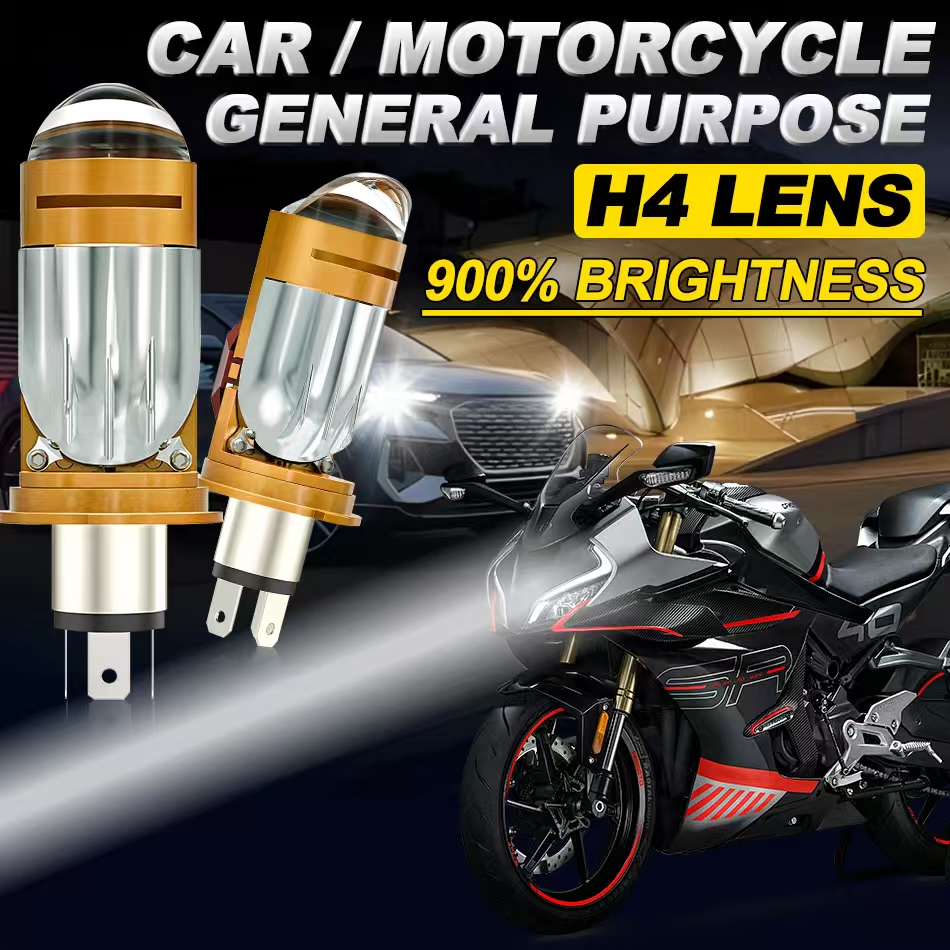 Projektor CAMOTO Bi LED z obie – Universal Motorcycle Led Headlight Projector recenzja i cena