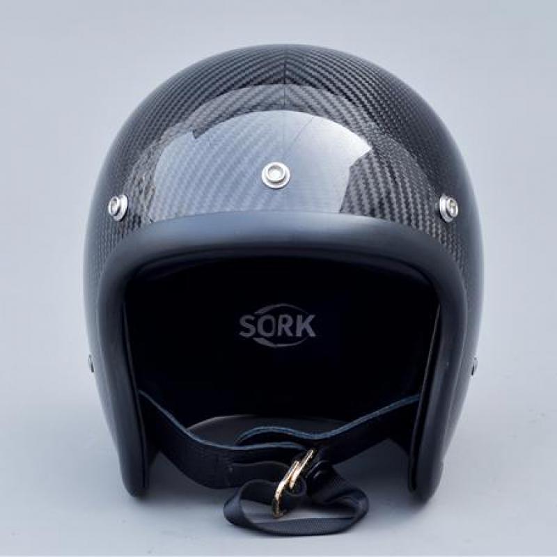 Klasyczny, vintage kask otwart – Carbon Fiber Lightweight Motorcycle Helmet recenzja i cena