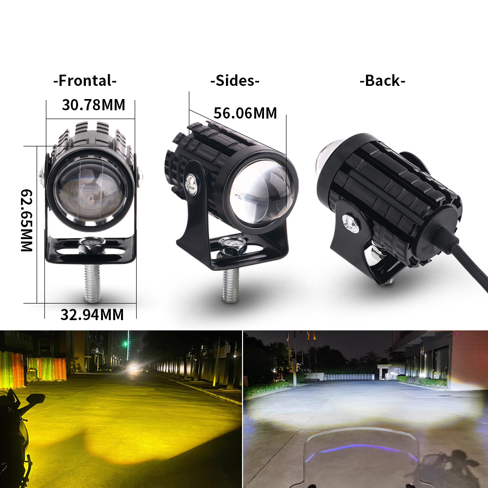 2 szt. Uniwersalny reflektor L – Universal Motorcycle Led Headlight Projector recenzja i cena
