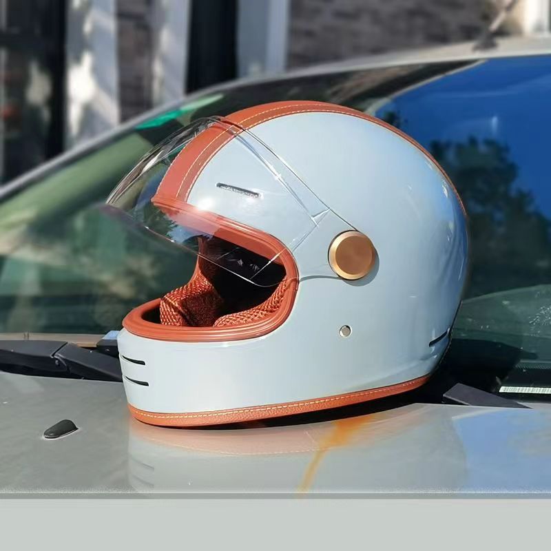 Kask motocyklowy w stylu vinta – Vintage Open Face Retro Helmet recenzja i cena