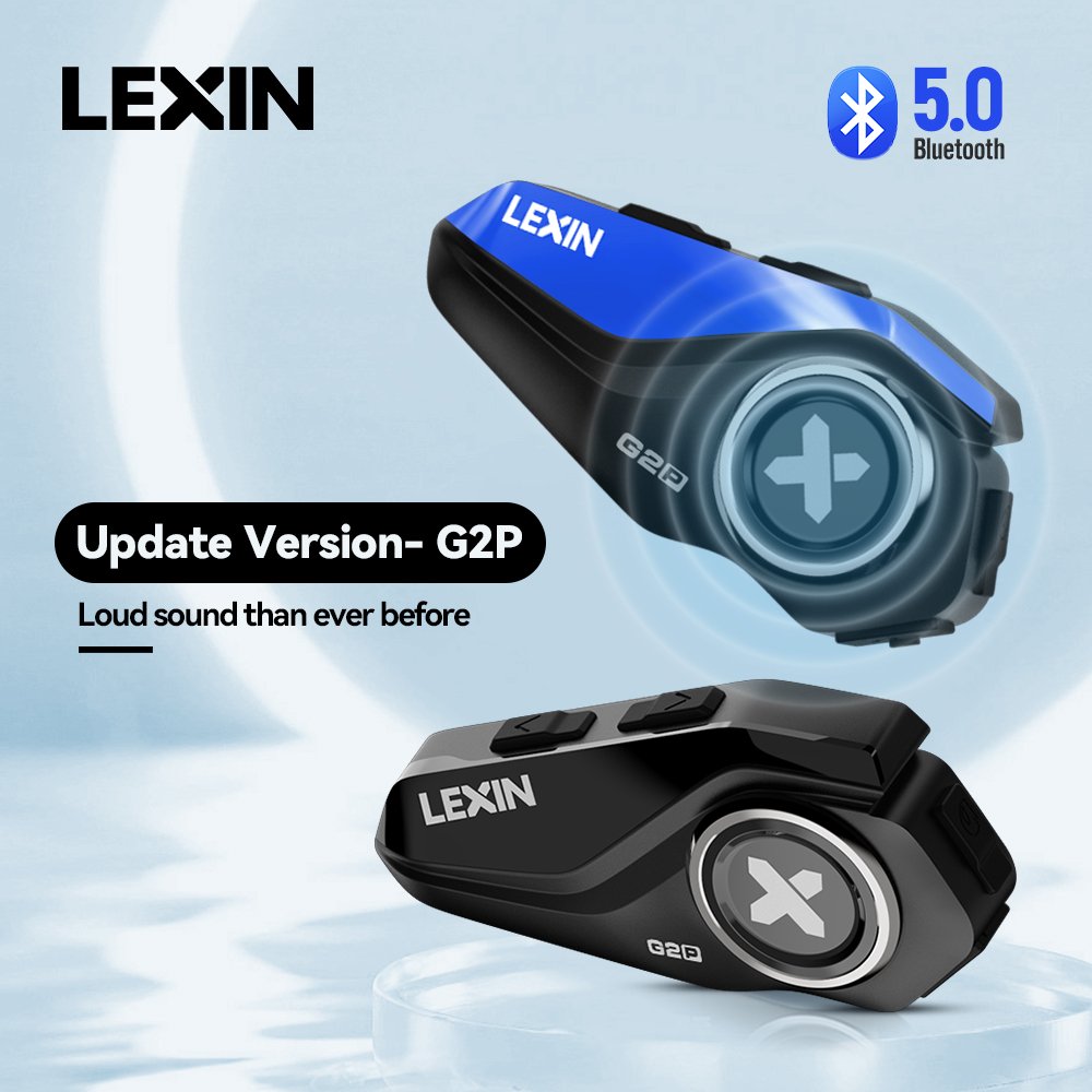 Lexin-G2P Kask motocyklowy Blu – Universal Motorcycle Helmet Intercom Headset recenzja i cena
