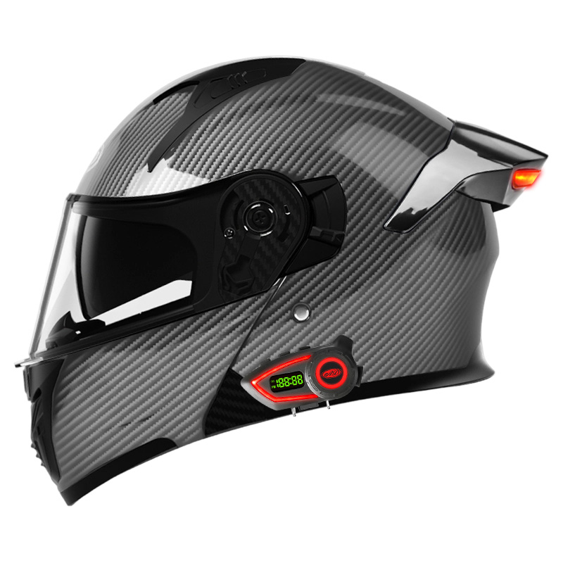 Kaski motocyklowe z materiału  – Modular Flip Up Motorcycle Helmet Dot Approved recenzja i cena