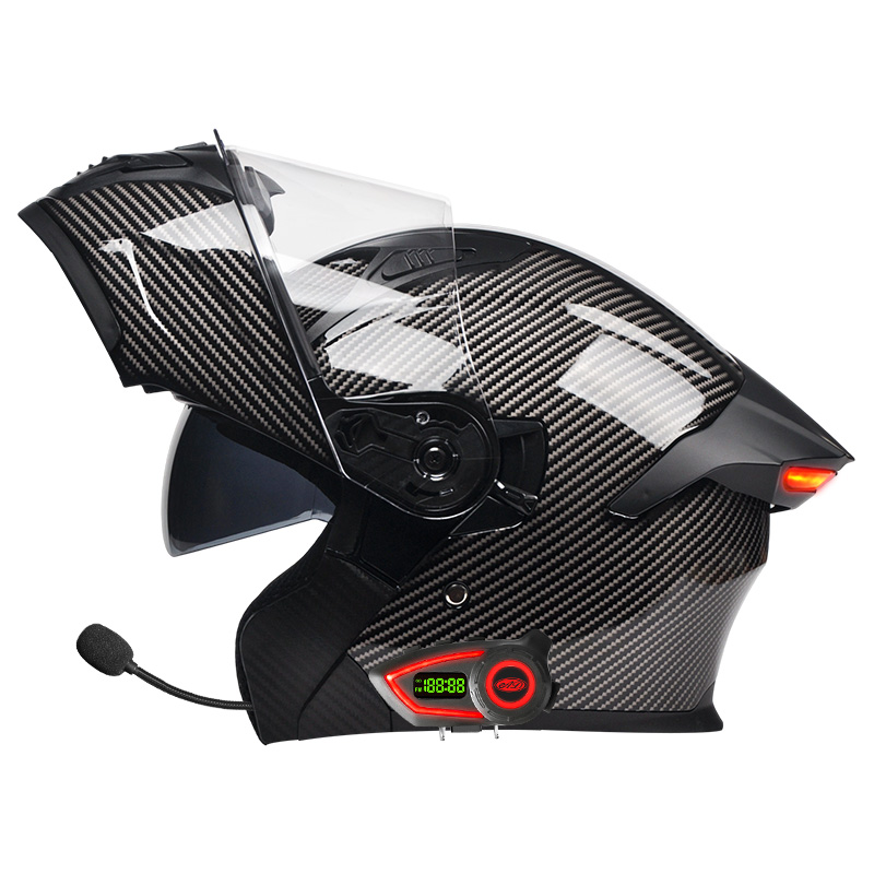 Kaski motocyklowe z materiału  – Modular Flip Up Motorcycle Helmet Dot Approved recenzja i cena