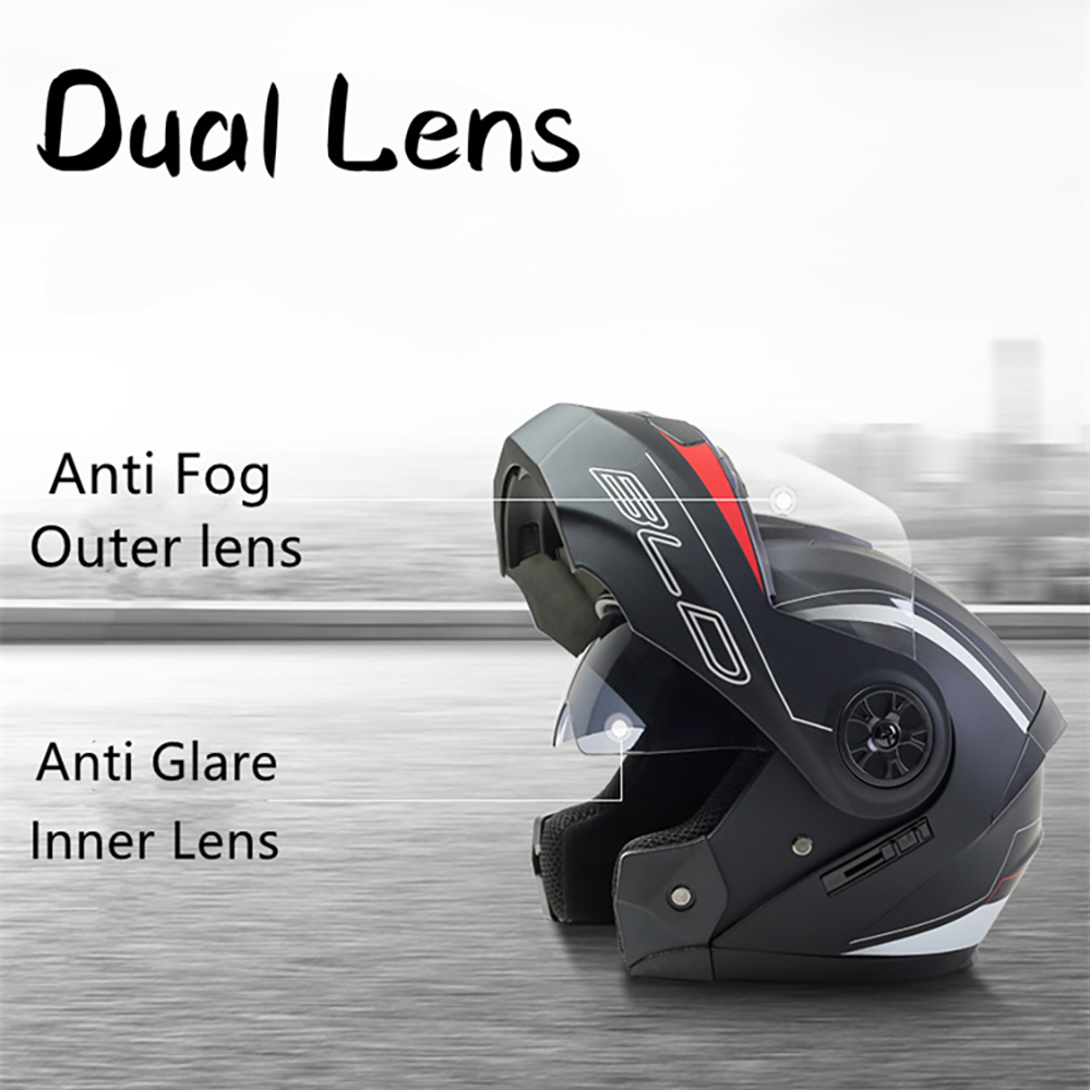 Spersonalizowany kask motocykl – Modular Flip Up Motorcycle Helmet Dot Approved recenzja i cena